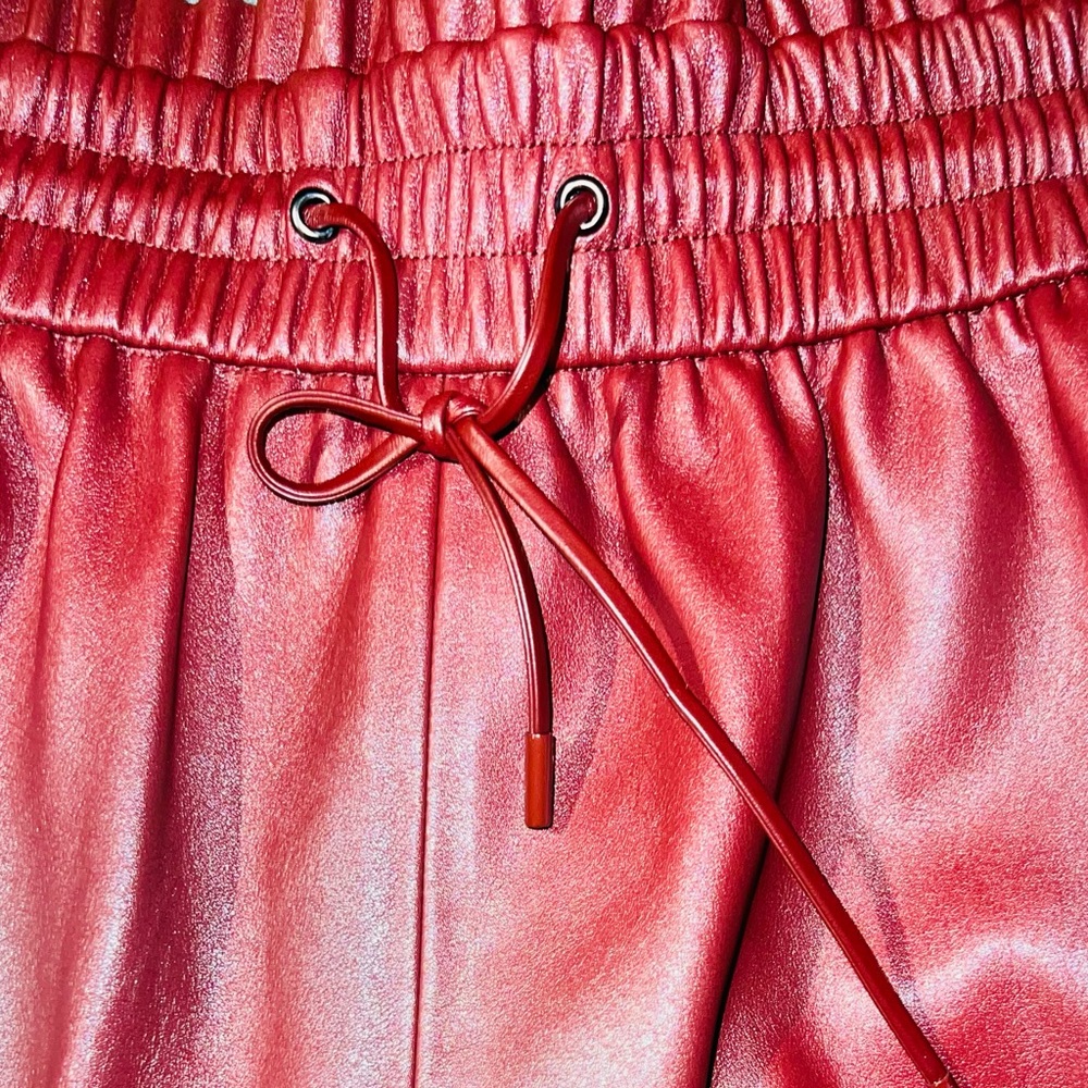 ZARA PU LEATHER SHORTS